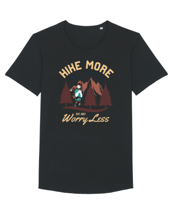 Hike more worry less Black