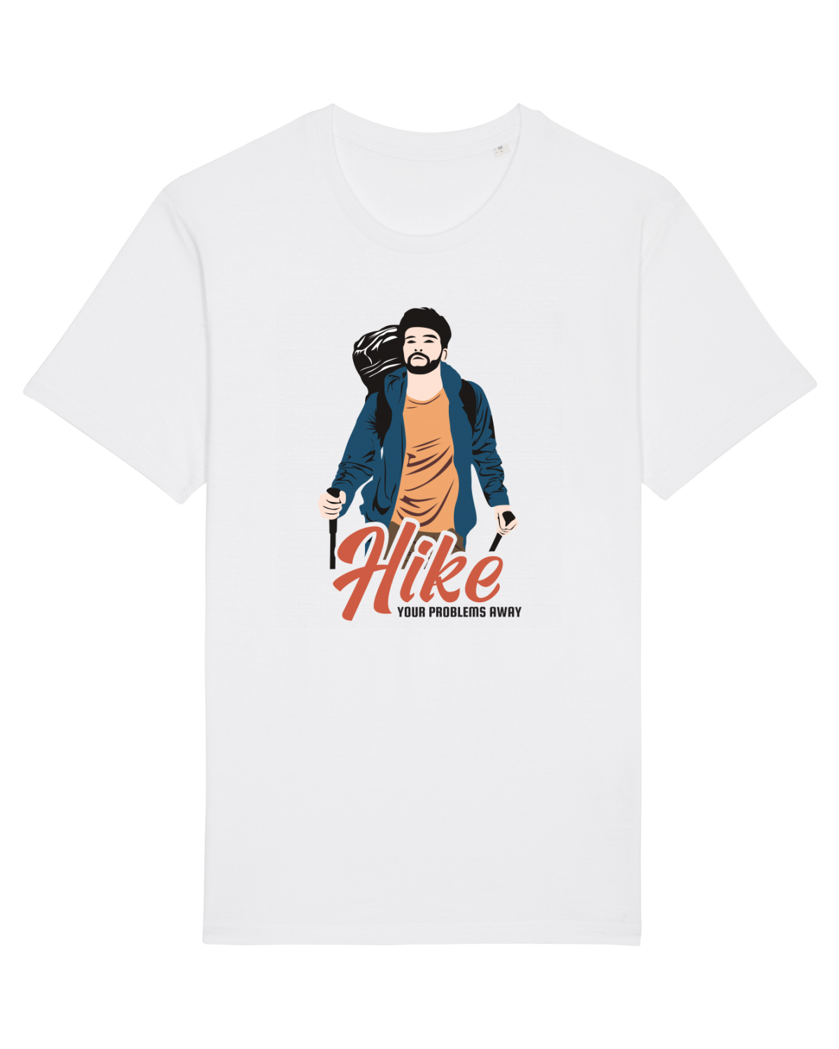Tricou mânecă scurtă Unisex Rocker White