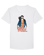 Hike your problems away - culori deschise Tricou mânecă scurtă guler larg Bărbat Skater