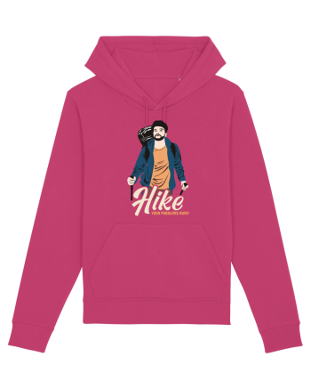 Hike your problems away - culori inchise Raspberry