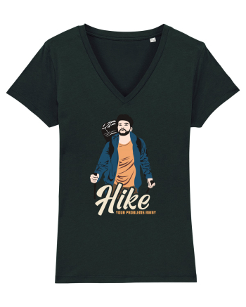Hike your problems away - culori inchise Black