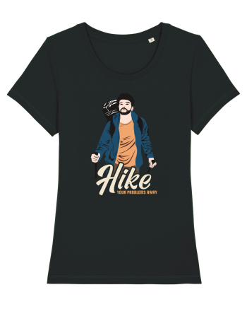 Hike your problems away - culori inchise Black