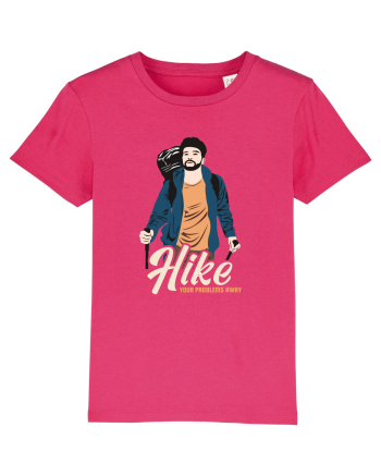 Hike your problems away - culori inchise Raspberry