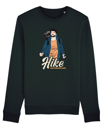 Hike your problems away - culori inchise Black