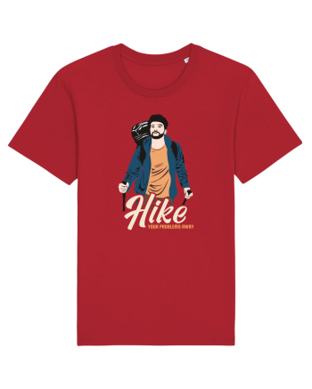 Hike your problems away - culori inchise Red