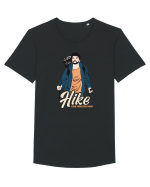 Hike your problems away - culori inchise Tricou mânecă scurtă guler larg Bărbat Skater