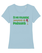 Jumatati de masura Tricou mânecă scurtă guler larg fitted Damă Expresser