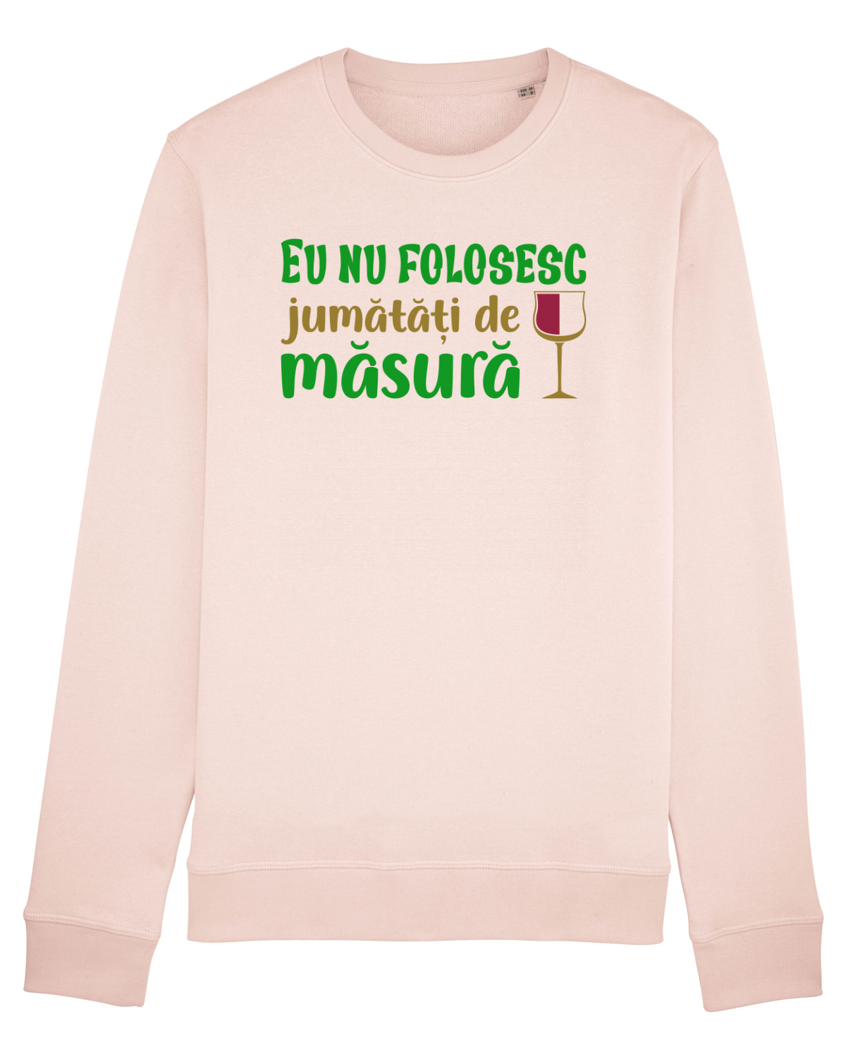 Bluză mânecă lungă Unisex Rise Candy Pink