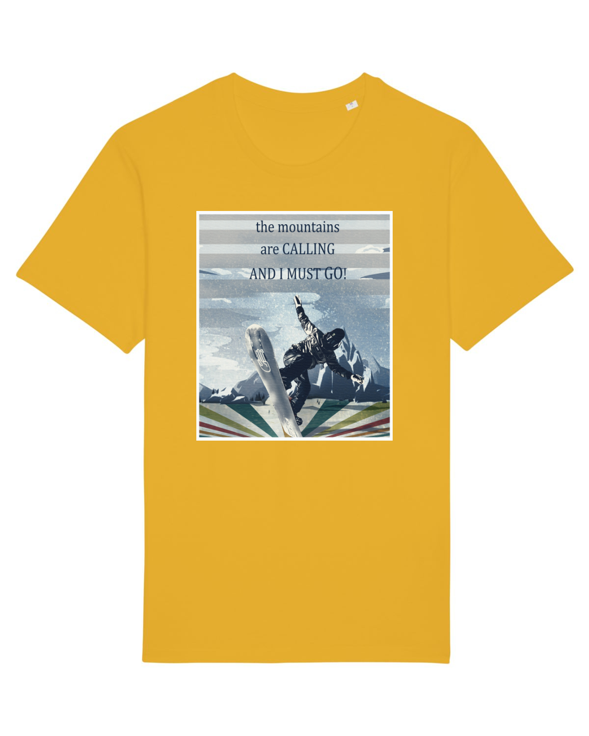 Tricou mânecă scurtă Unisex Rocker Spectra Yellow