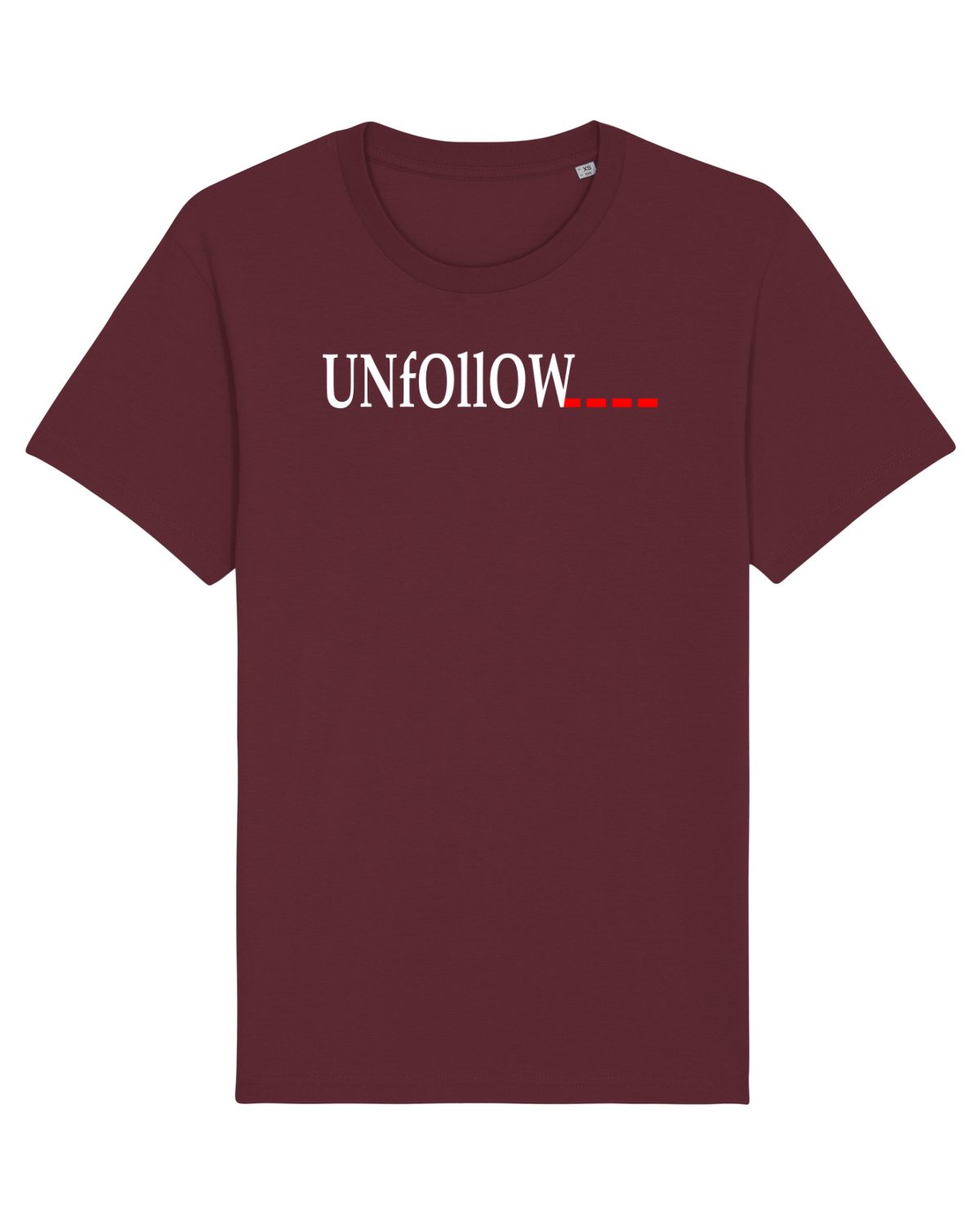 Tricou mânecă scurtă Unisex Rocker Burgundy