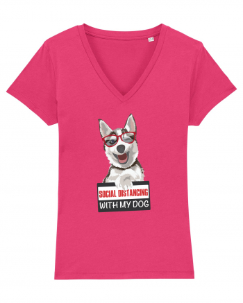 Social Distance Husky Raspberry