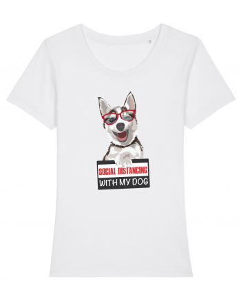 Social Distance Husky White