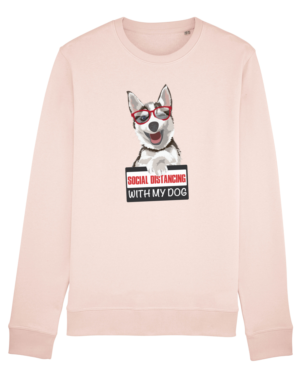 Bluză mânecă lungă Unisex Rise Candy Pink