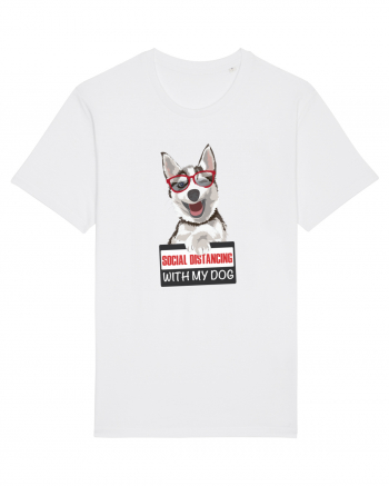 Social Distance Husky White