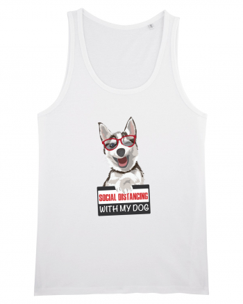 Social Distance Husky White