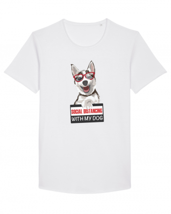 Social Distance Husky White