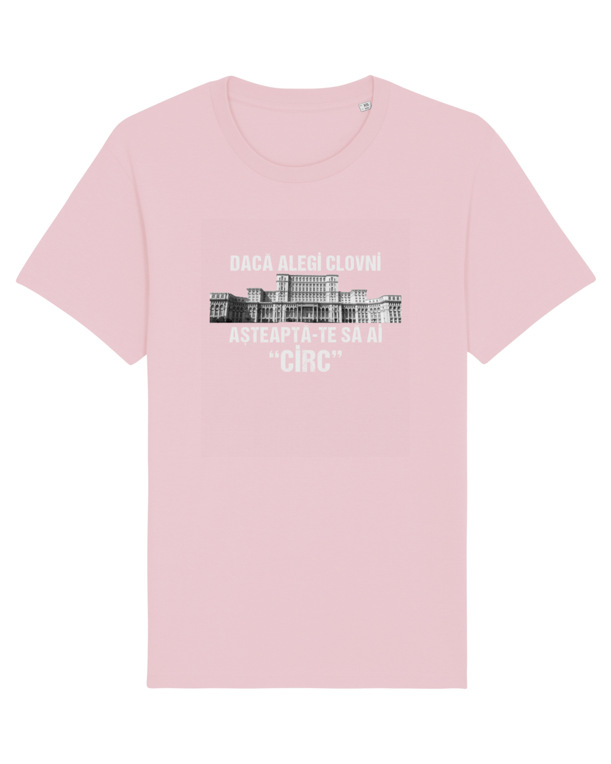 Tricou mânecă scurtă Unisex Rocker Cotton Pink