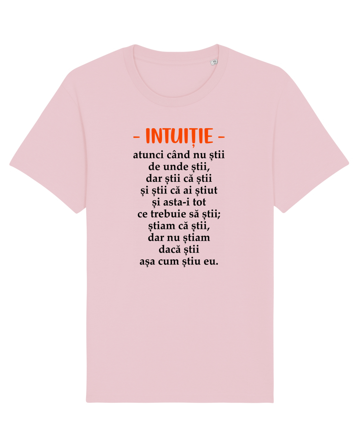 Tricou mânecă scurtă Unisex Rocker Cotton Pink