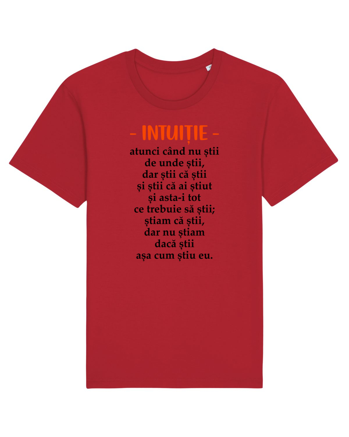 Tricou mânecă scurtă Unisex Rocker Red