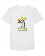 Desene animate Tricou mânecă scurtă guler larg Bărbat Skater