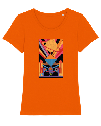 Electric Sun  Bright Orange