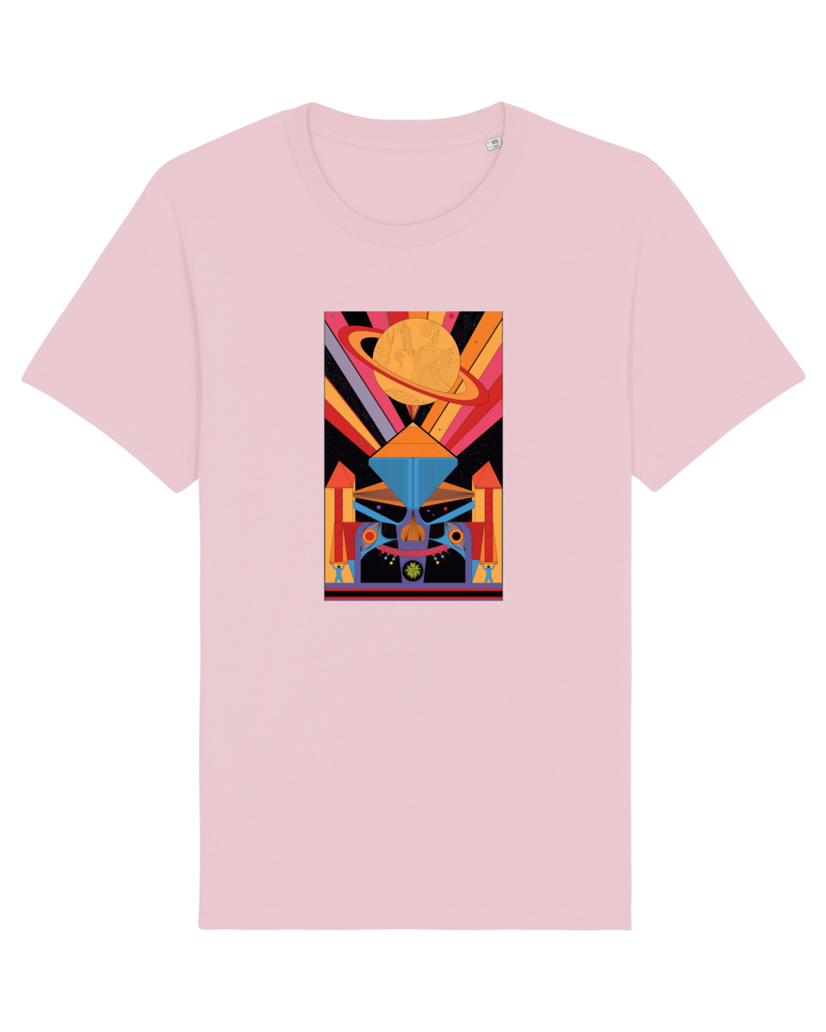 Tricou mânecă scurtă Unisex Rocker Cotton Pink