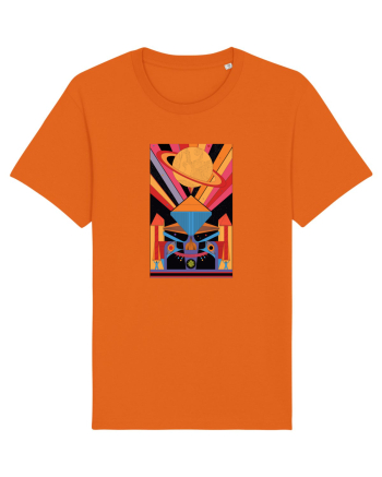 Electric Sun  Bright Orange