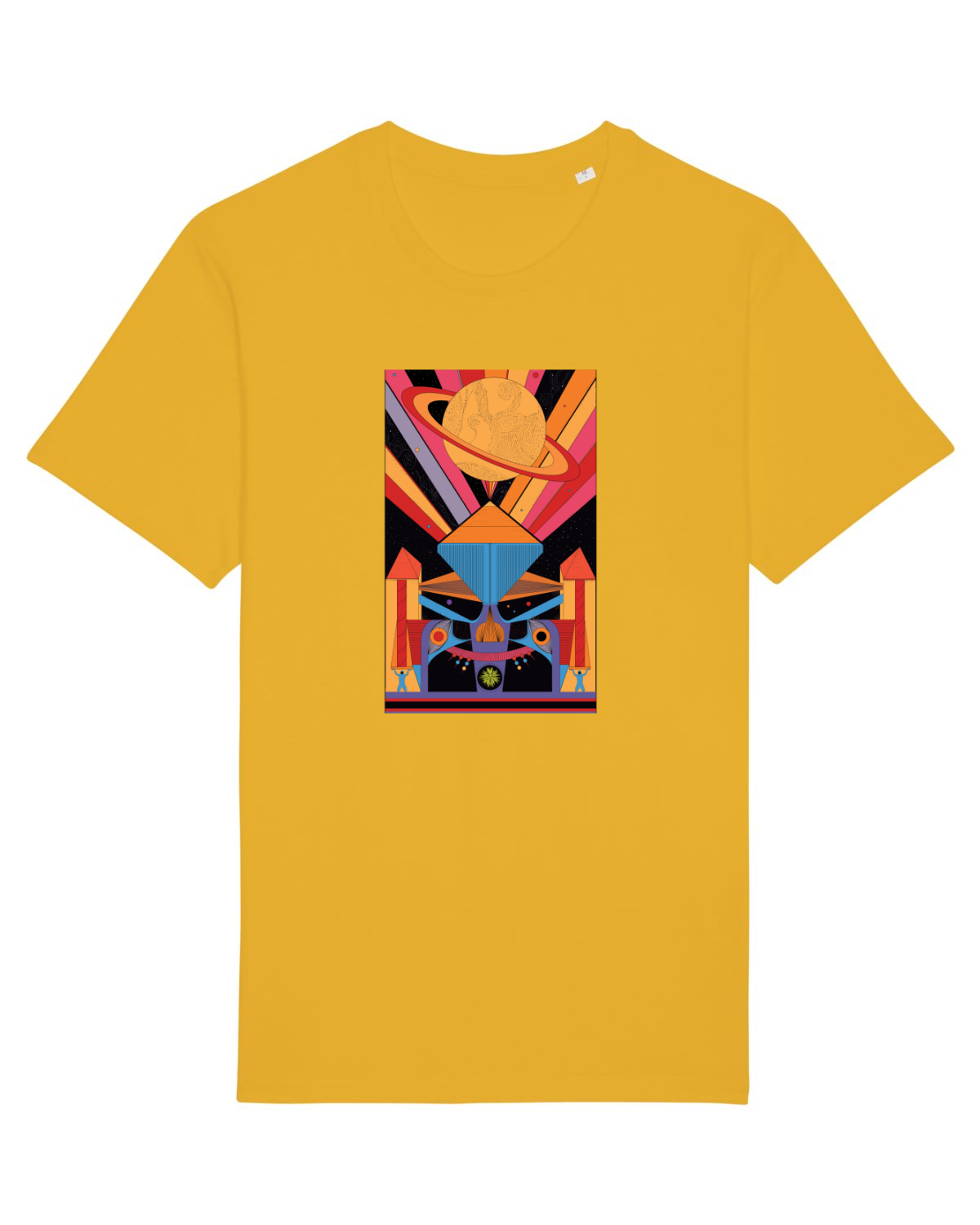 Tricou mânecă scurtă Unisex Rocker Spectra Yellow