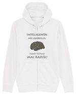 Inteligența mă urmărește Hanorac cu fermoar Unisex Connector