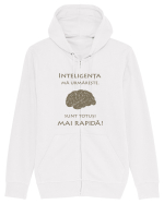 Inteligența mă urmărește Hanorac cu fermoar Unisex Connector