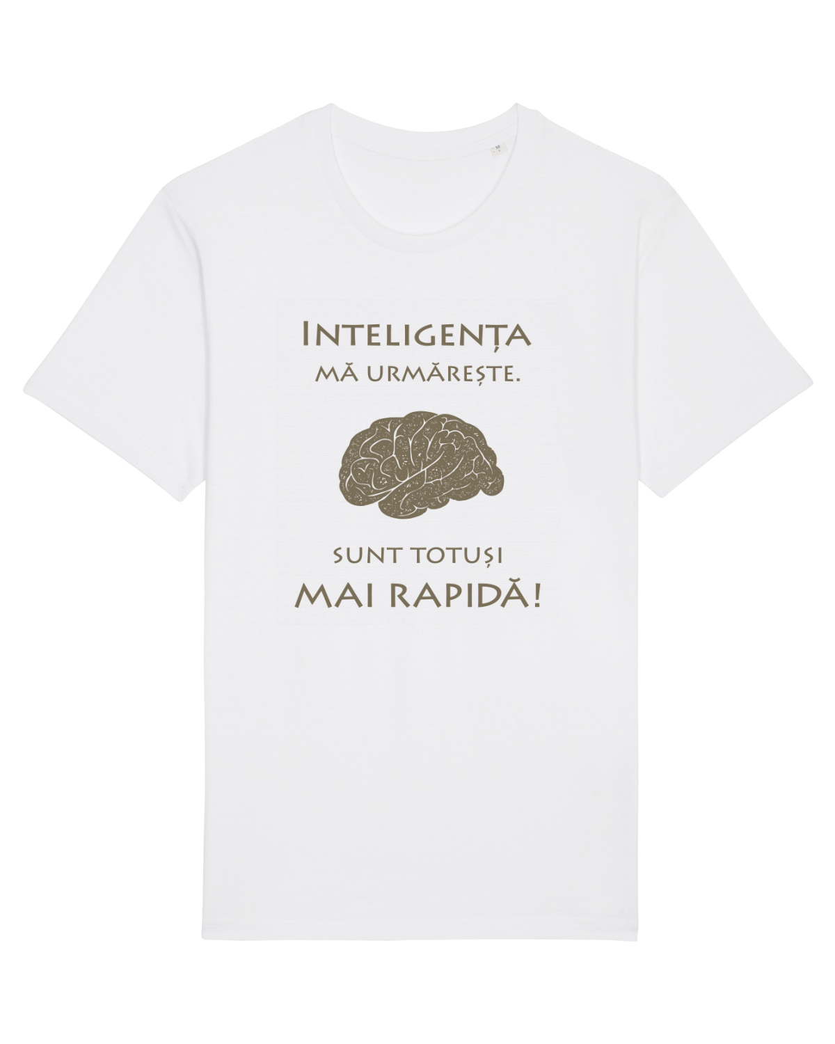 Tricou mânecă scurtă Unisex Rocker White