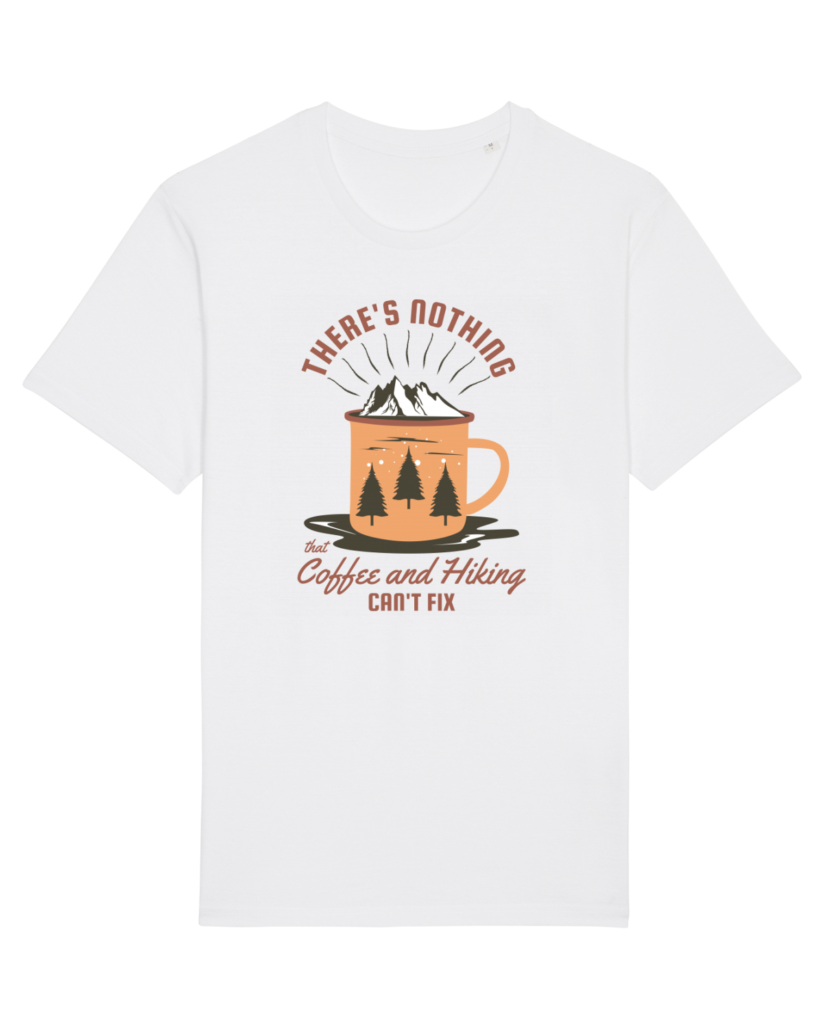 Tricou mânecă scurtă Unisex Rocker White