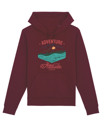 Adventure is an attitude Burgundy