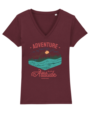 Adventure is an attitude Burgundy