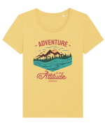 Adventure is an attitude Tricou mânecă scurtă guler larg fitted Damă Expresser