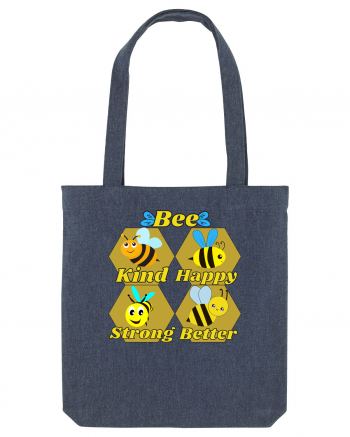 Bee Pun Midnight Blue