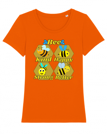 Bee Pun Bright Orange