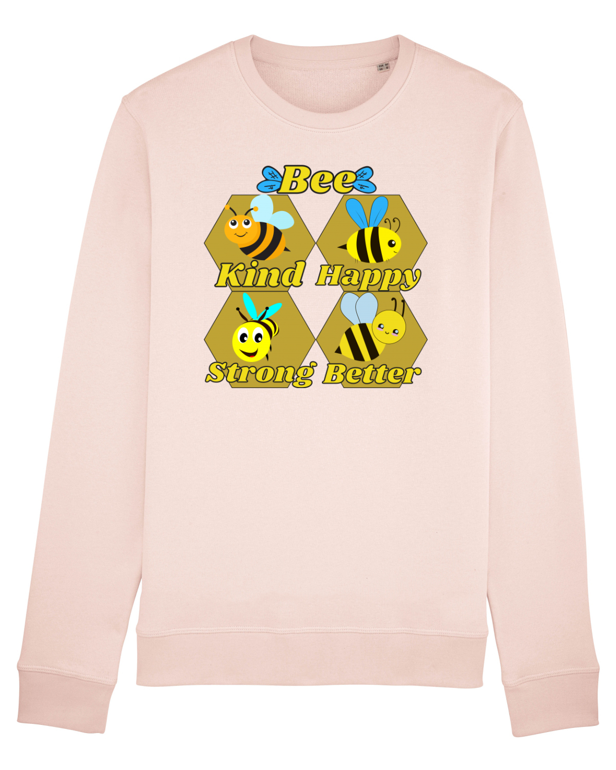 Bluză mânecă lungă Unisex Rise Candy Pink