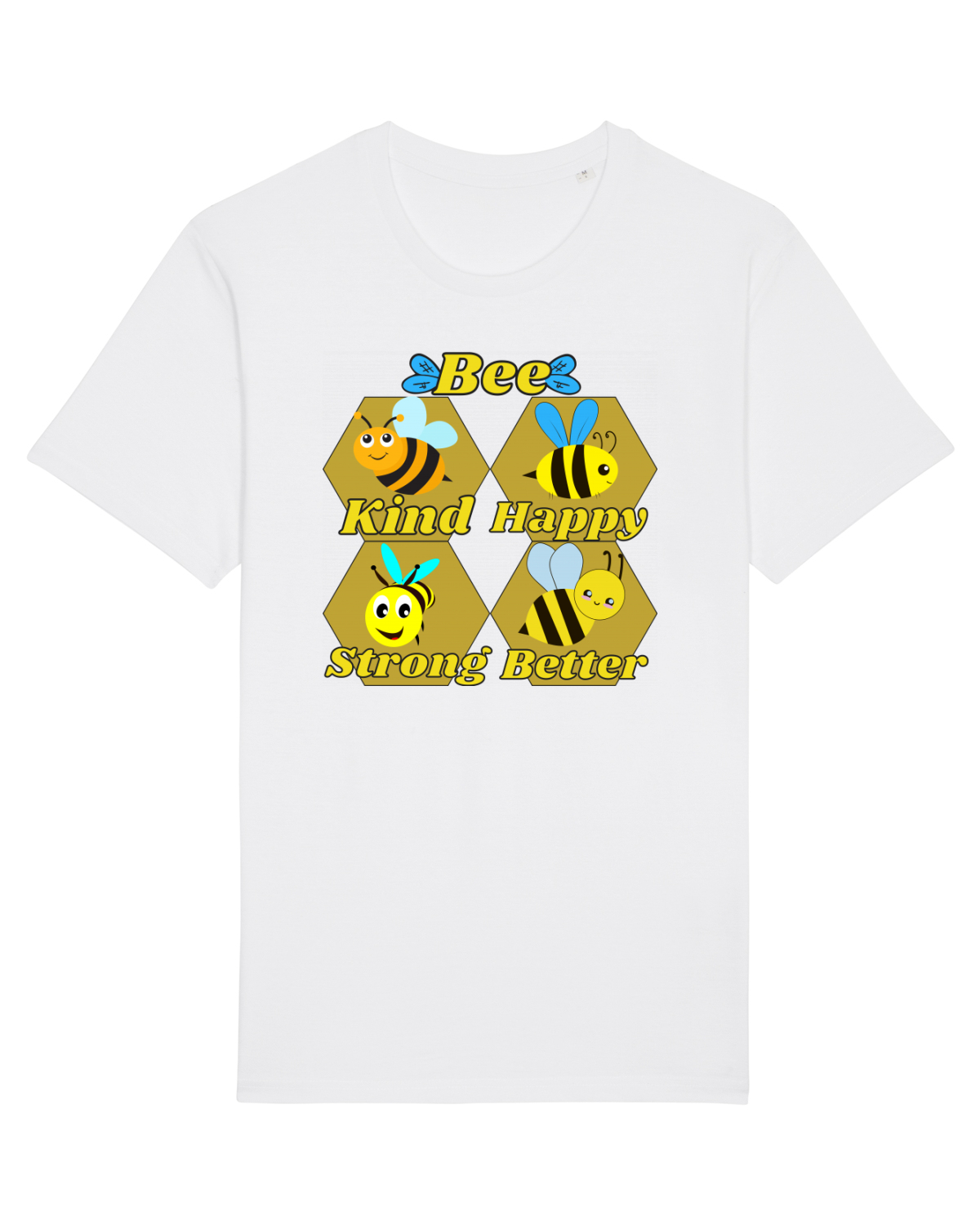 Tricou mânecă scurtă Unisex Rocker White