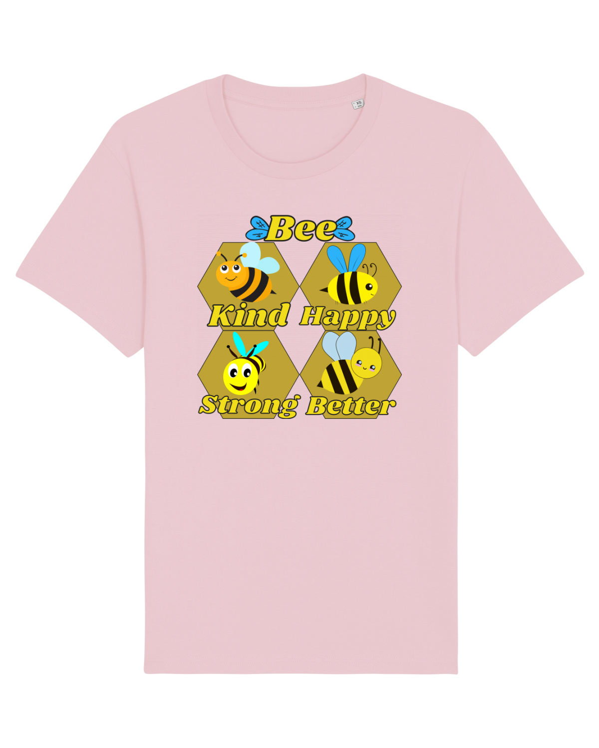 Tricou mânecă scurtă Unisex Rocker Cotton Pink