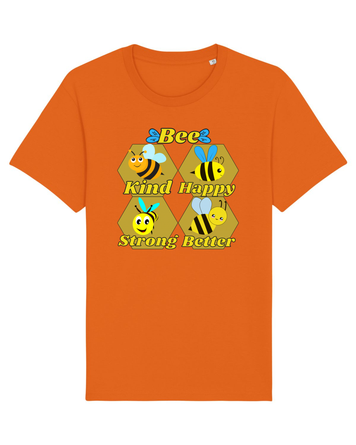 Tricou mânecă scurtă Unisex Rocker Bright Orange