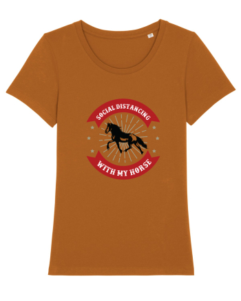 Social Distancing Horse Roasted Orange