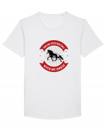 Social Distancing Horse Tricou mânecă scurtă guler larg Bărbat Skater