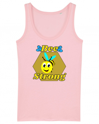 Bee Pun.Bee Strong Cotton Pink