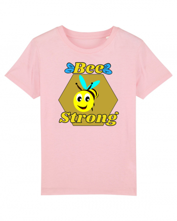 Bee Pun.Bee Strong Cotton Pink