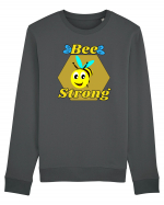 Bee Pun.Bee Strong Bluză mânecă lungă Unisex Rise