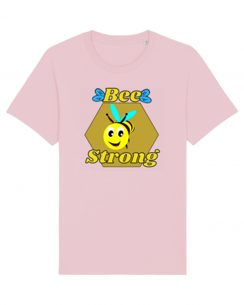 Bee Pun.Bee Strong Cotton Pink