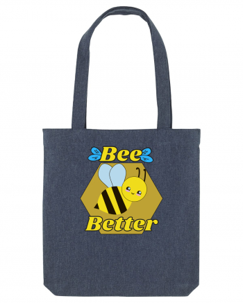 Bee Pun Midnight Blue