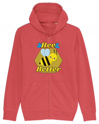 Bee Pun Carmine Red