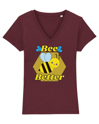 Bee Pun Burgundy